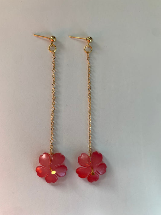 “Flower bomb” earrings